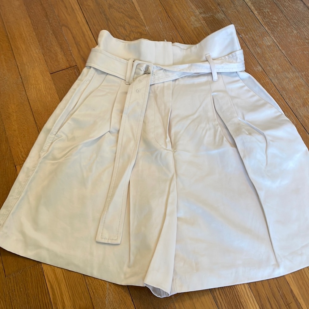 Mango belted shorts